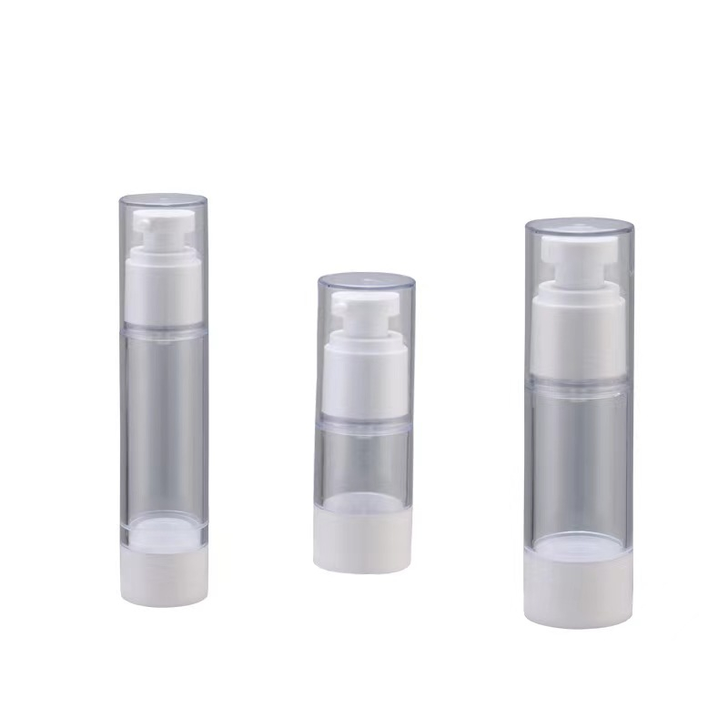 Transparent PP Skin Care Airless Pump Bottle