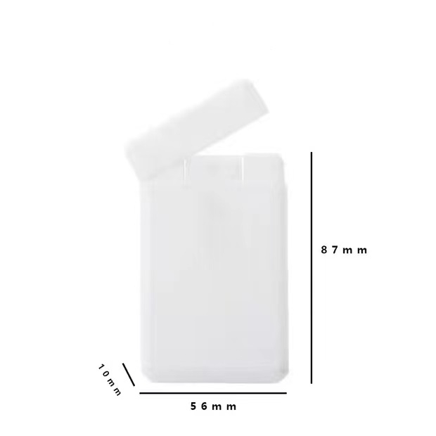 20ml Empty Credit Card Perfume Bottle With Spray Cap