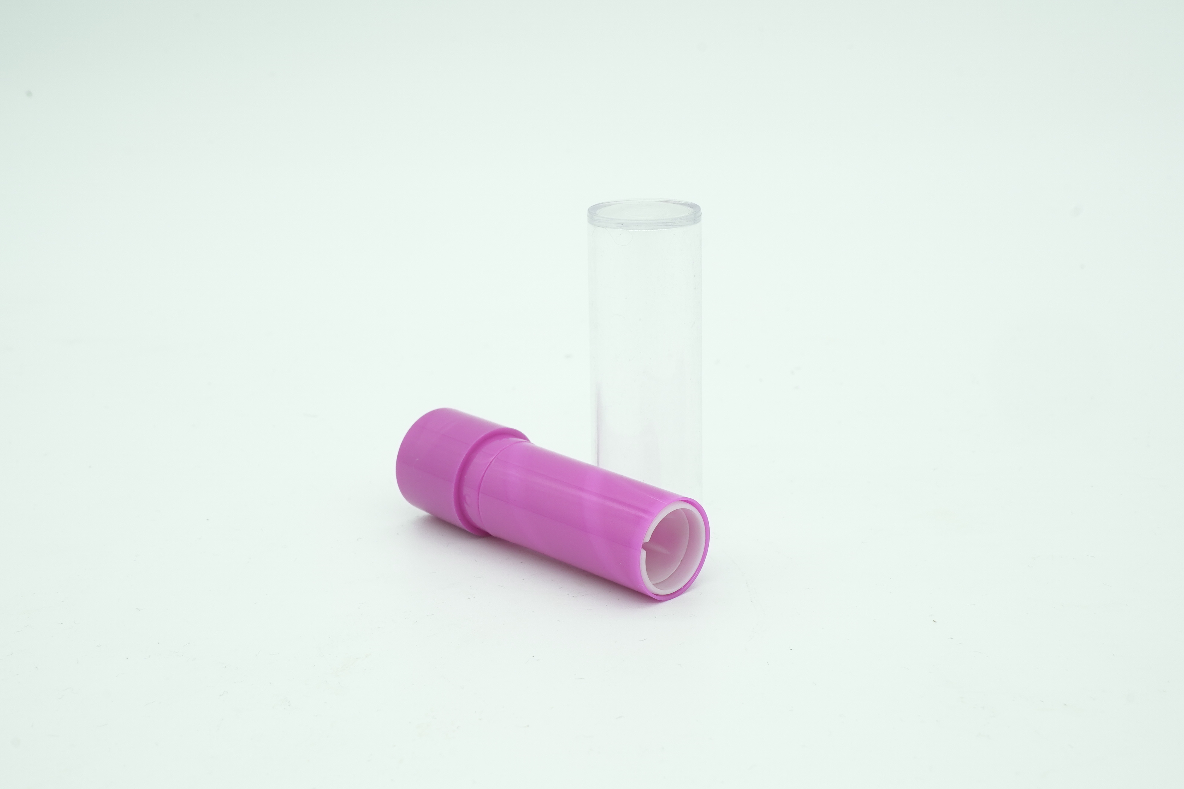 Pink Fashionable portable Refillable Lip Balm Container