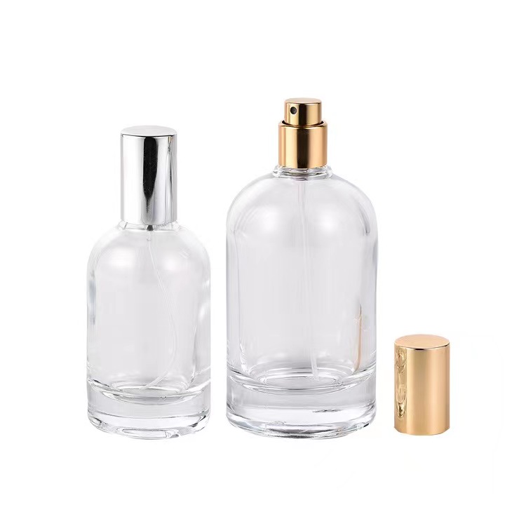 Neck Size15mm Glass Perfume Bottle With Crimp Sprayer 