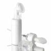 42mm White Plastic Foam Pump With Soft Silicone Brush