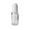 White Plastic Press Pump Glass Dropper Bottle With Pipette 