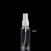 30ml Transparent Round PET Plastic Sprayer Bottle 