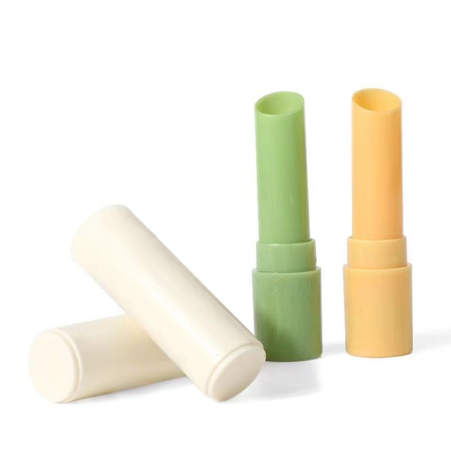 Mixed Color 3g Plastic Twist Up Lip Balm Tube