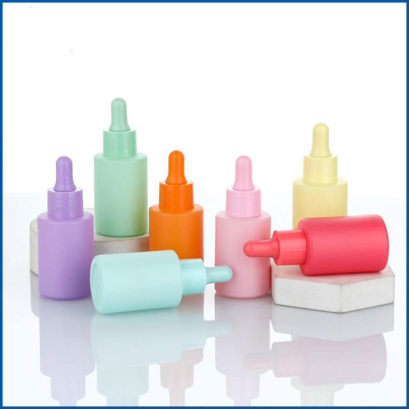 Macaron Color Serum Essential oil Dropper bottles