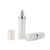  White Matte Silver Acrylic Airless Pump Lotion Bottles