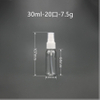 30ml Transparent Round PET Plastic Sprayer Bottle 