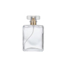 100ml Rectangle Shape Clear Glass Perfume Bottle With Acrylic Cap 