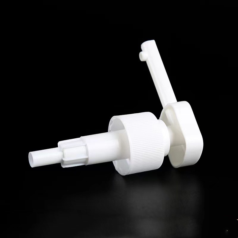 32mm White Plastic Press Lotion Pump With Long Nozzle 