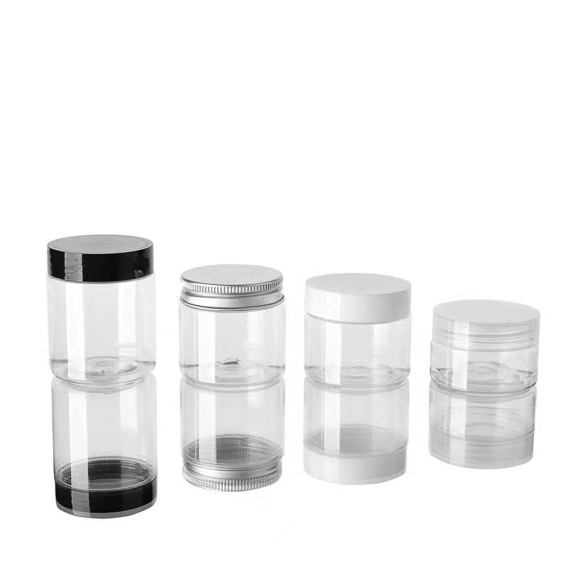 50ml Clear Plastic Cosmetic Cream Jar