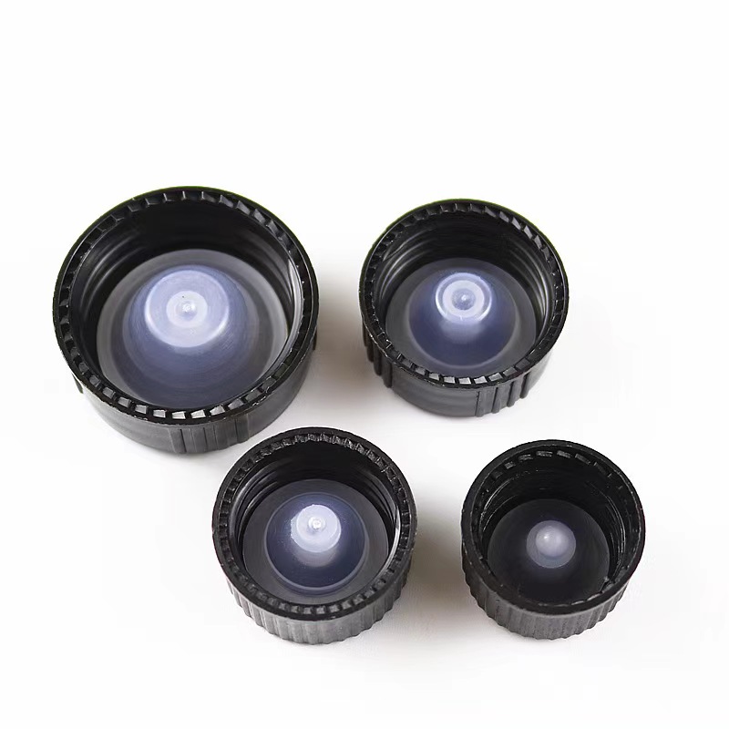 28mm Black Phenolic Cap For Glass Bottle 