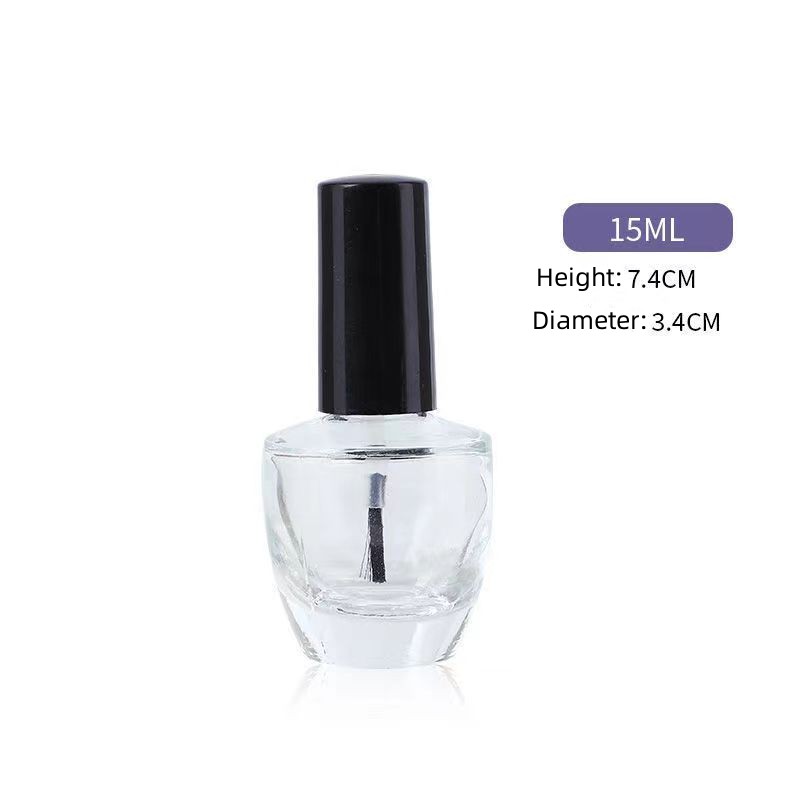 5ml Glass Round Nail Polish Bottle