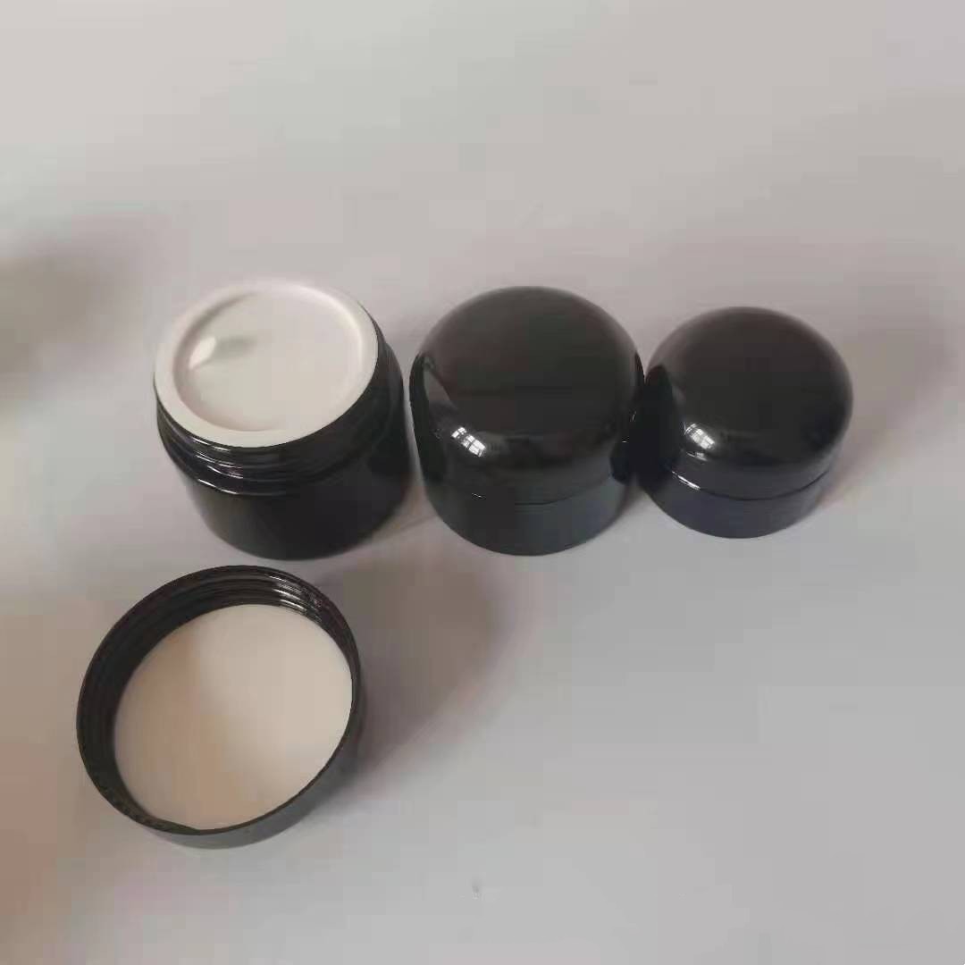 30g Black Glass Face Cream Jar