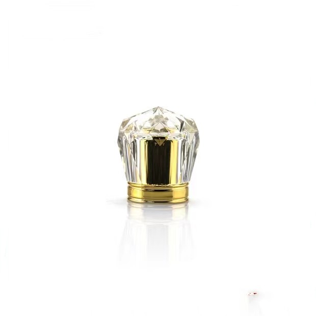 15mm Golden Aluminum Acrylic Perfume bottle cap 