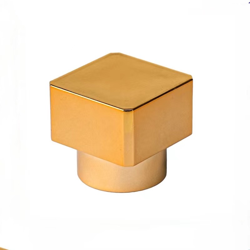 Shiny Golden Color Aluminum Perfume Cap