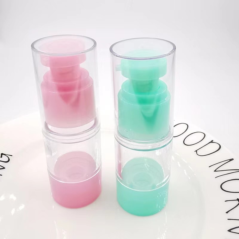 Acrylic Pink Face Cream Airless Pump Bottle 