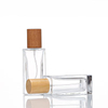 30ml Glass Perfume Sprayer Bottle With Different Wooden Cap 