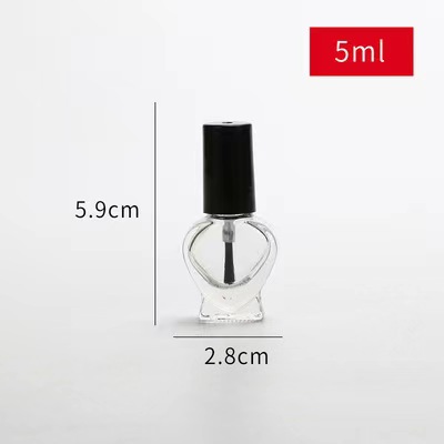 5ml Glass Round Nail Polish Bottle