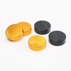 43mm black PP Plastic Cap for Glass Jar