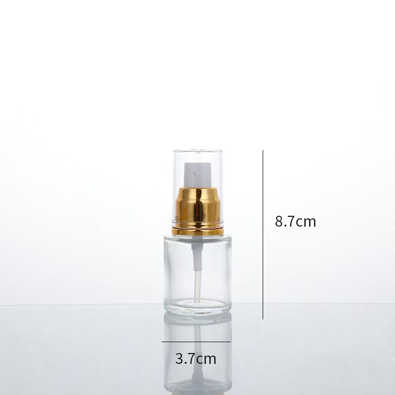 Different Sizes Glass Lotion Pump For Cosmetic 