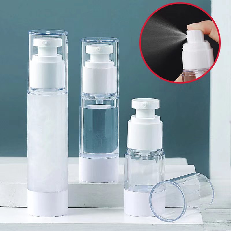 Acrylic Pink Face Cream Airless Pump Bottle 