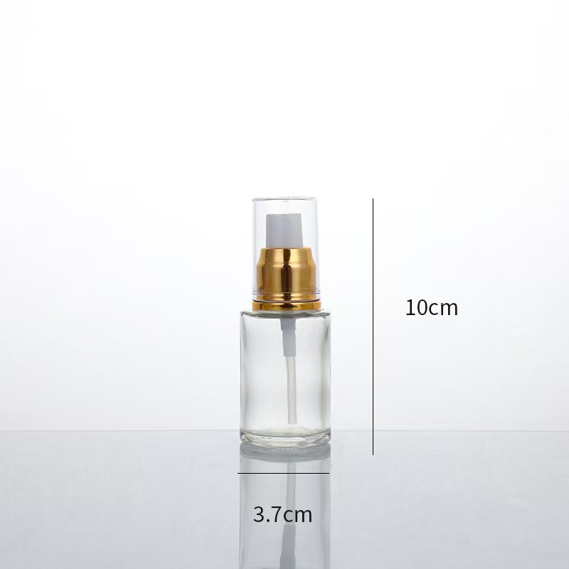 Different Sizes Glass Lotion Pump For Cosmetic 