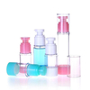 Acrylic Pink Face Cream Airless Pump Bottle 