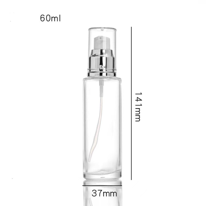 Different Sizes Glass Lotion Pump For Cosmetic 